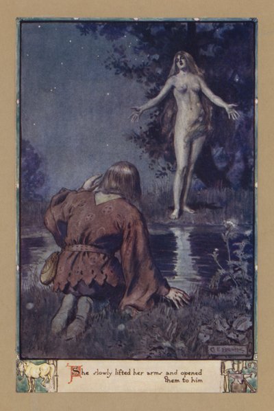 She slowly lifted her arms and opened them to him by after Charles Edmund Brock