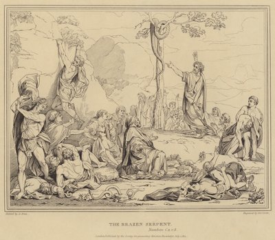 The Brazen Serpent, Numbers by after Charles Le Brun