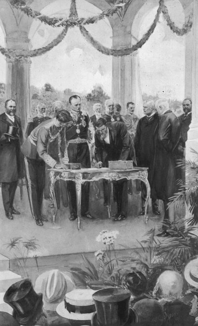 Inauguration of the Australian Commonwealth at Sydney, January 1, 1901 by after Charles Mills Sheldon