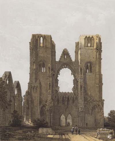 Elgin Cathedral by after David Roberts