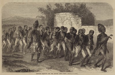 Egyptian Recruits for the Turkish Army by after Denis Auguste Marie Raffet