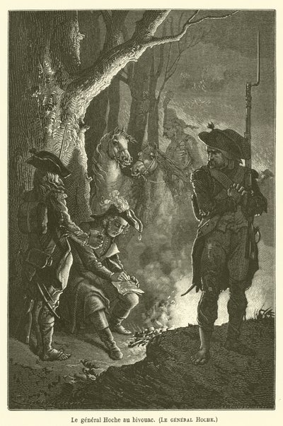 General Hoche at the Bivouac, General Hoche by after Emile Antoine Bayard