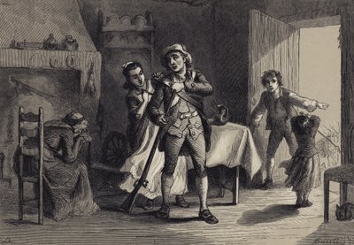 A Minute Man Preparing for War by after Felix Octavius Carr Darley