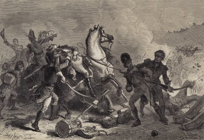 Battle of New Orleans, Death of General Pakenham by after Felix Octavius Carr Darley