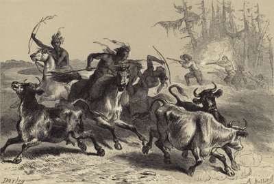 Indians Plundering South Carolina Plantations by after Felix Octavius Carr Darley
