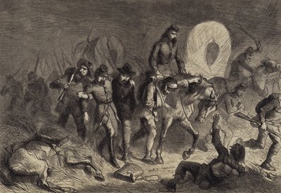 Retreat of the Confederates from Shiloh by after Felix Octavius Carr Darley