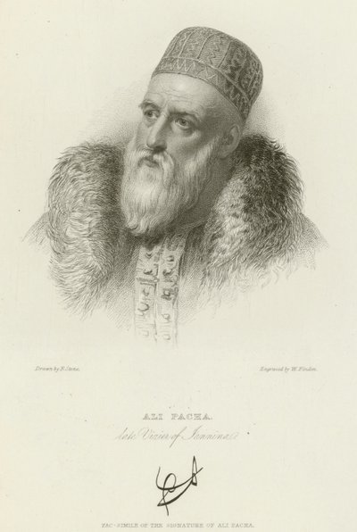 Ali Pacha, late Vizier of Jannina by after Frank Stone