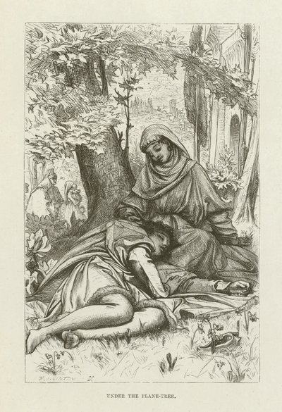 Illustration for Romola by George Eliot by after Frederic Leighton