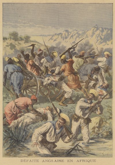 A British Defeat in Africa by after Frederic Theodore Lix