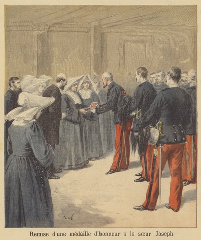 Presentation of a Medal to Sister Joseph by after Frederic Theodore Lix