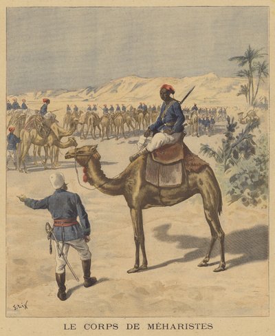 The Corps of Meharistes by after Frederic Theodore Lix