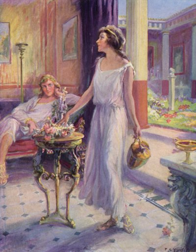 Feeling about the room till she found the table that stood by Glaucus, she laid the basket on it by after Frederick Coffay Yohn