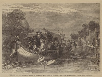 Episode of the Happier Days of Charles I by after Frederick Goodall