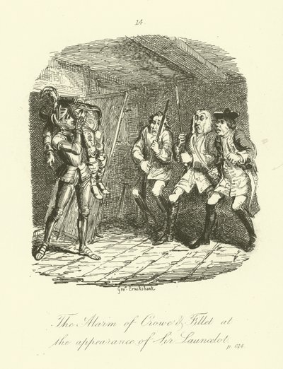 Illustration for Launcelot Greaves by after George Cruikshank