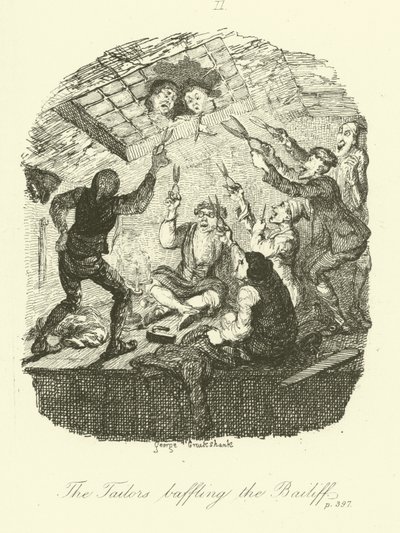 Illustration for Peregrine Pickle by after George Cruikshank