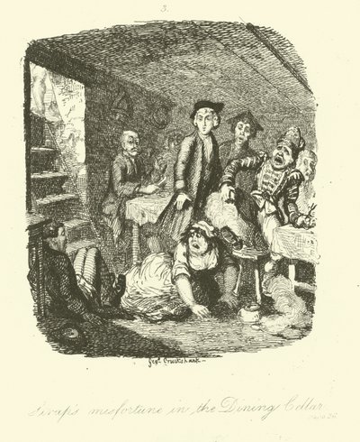 Illustration for Roderick Random by after George Cruikshank