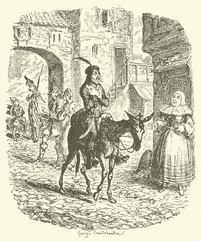 Illustration for Tristram Shandy by after George Cruikshank