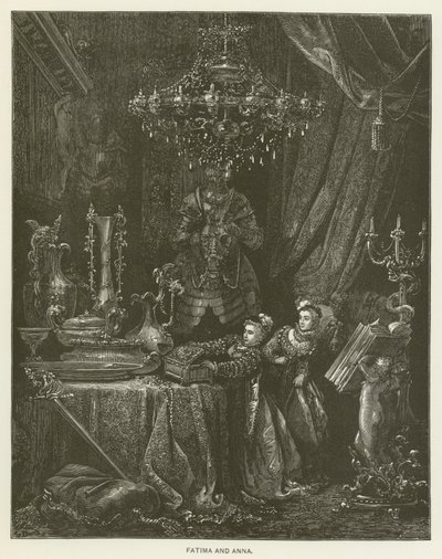 Fatima and Anna by Gustave after Dore