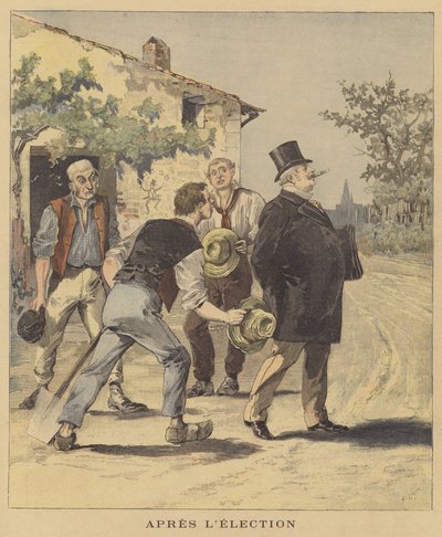 After the Election by after Henri Meyer