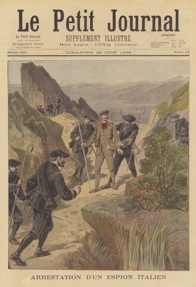 Arrest of an Italian Spy by after Henri Meyer