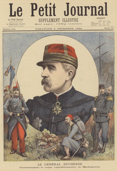 General Duchesne, Commander of the French Expeditionary Force to Madagascar by after Henri Meyer