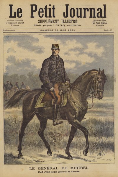 General de Miribel, Chief of the French General Staff by after Henri Meyer