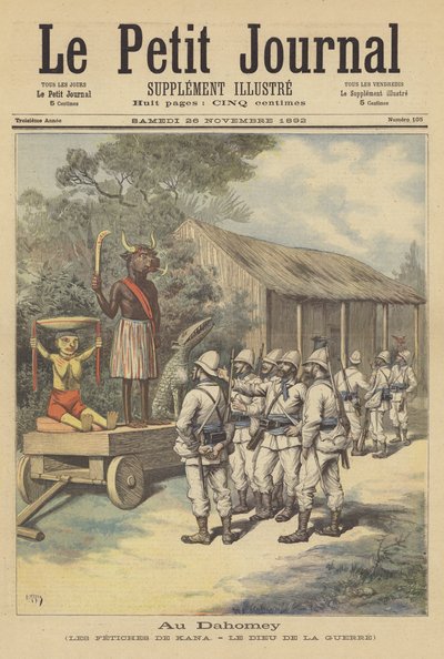 In Dahomey: The Fetishes of Cana - The God of War by after Henri Meyer