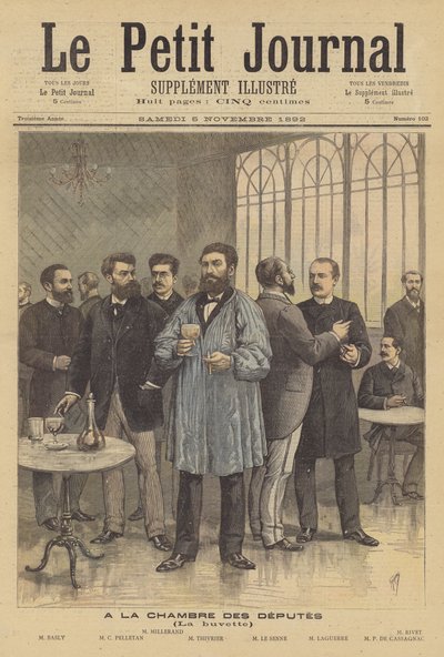 In the Bar of the Chamber of Deputies by after Henri Meyer