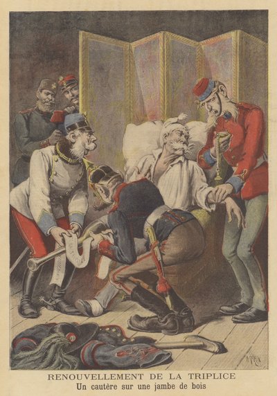 Renewal of the Triple Alliance by after Henri Meyer