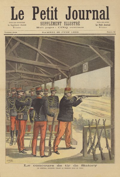 Rifle Shooting Competition at Satory by after Henri Meyer