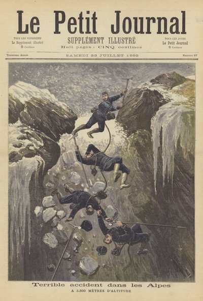 Terrible Accident in the Alps by after Henri Meyer