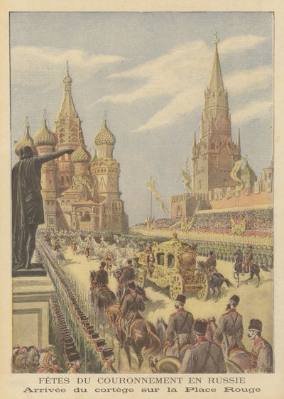 The Coronation of Tsar Nicholas II and Tsarina Alexandra of Russia by after Henri Meyer