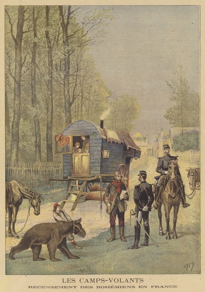 Travellers by after Henri Meyer