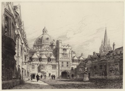 Brasenose College by after Henri Toussaint