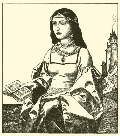 The Lady Belle Isoult by after Howard Pyle