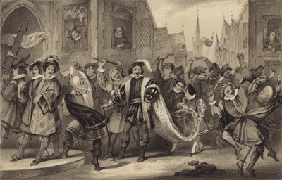 Lord of Misrule, G Ferrers by James Stephanoff