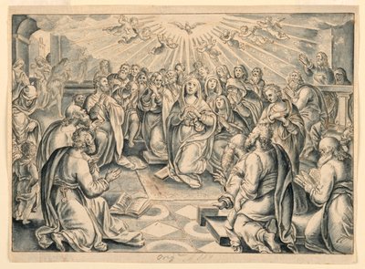 Scene from Acts of the Apostles, after Stradanus by after Jan van der Straet, called Stradanus