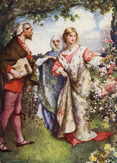 Emma and Eginhard by after John Henry Frederick Bacon