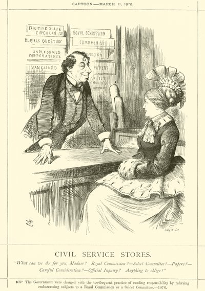 Civil Service Stores by after John Tenniel