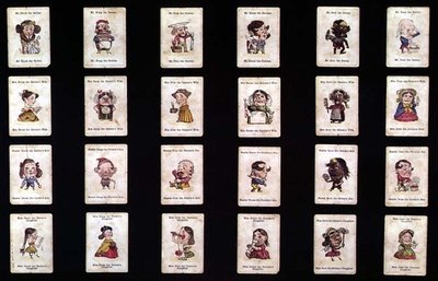 Happy Families, card game, based on designs by John Tenniel by after John Tenniel