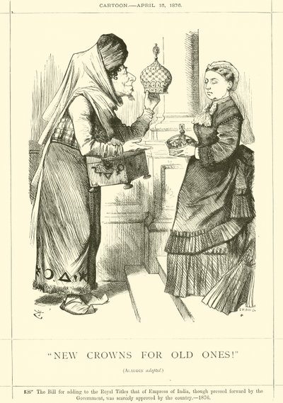 New Crowns for Old Ones! by after John Tenniel