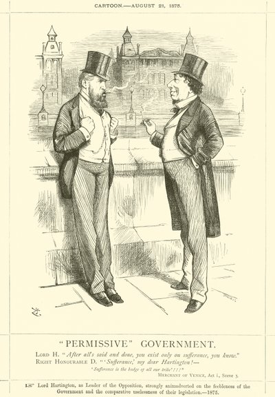 Permissive Government by after John Tenniel