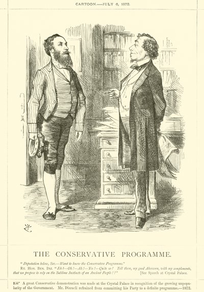 The Conservative Programme by after John Tenniel