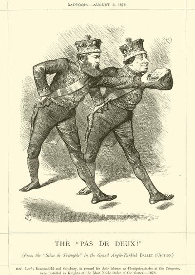 The Pas De Deux! by after John Tenniel