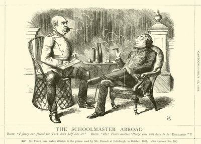 The Schoolmaster Abroad by after John Tenniel