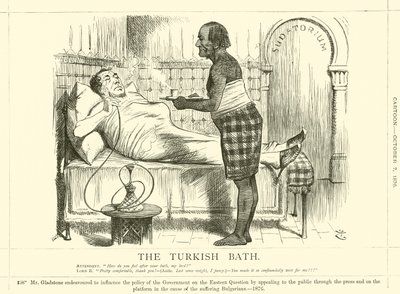 The Turkish Bath by after John Tenniel