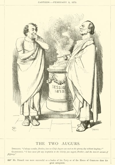 The Two Augurs by after John Tenniel