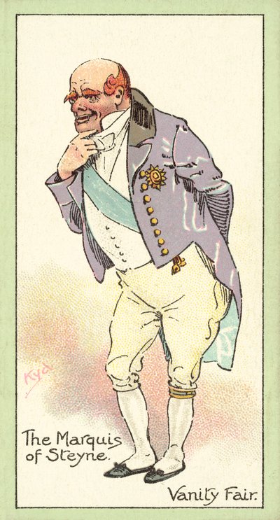 The Marquis of Steyne, Vanity Fair by after Joseph Clayton Clarke
