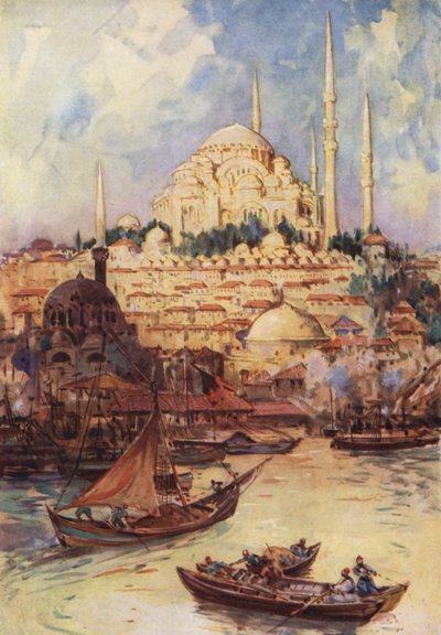 Constantinople from the Golden Horn by Joseph (after) Finnemore