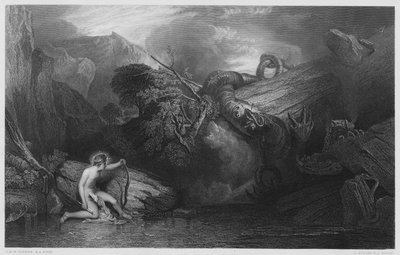 Apollo Killing the Python by after Joseph Mallord William Turner